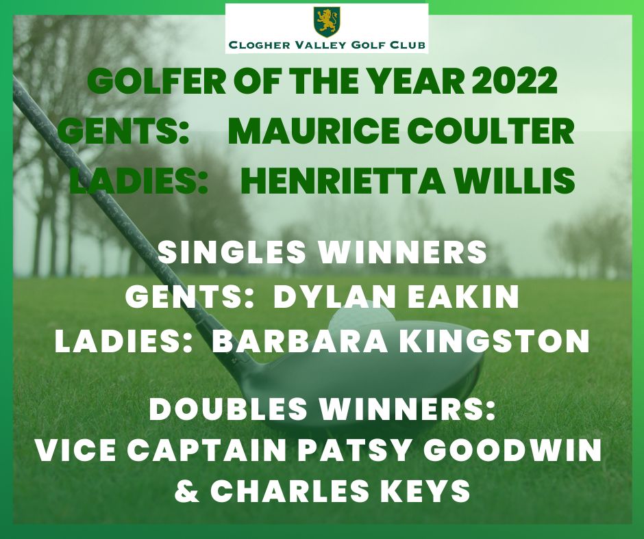 Single & Doubles Winners | Golfer of the Year 2022